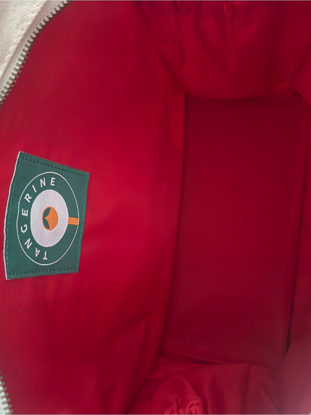 Tangerine Pickleball Canvas Bag - Picture 3 of 4